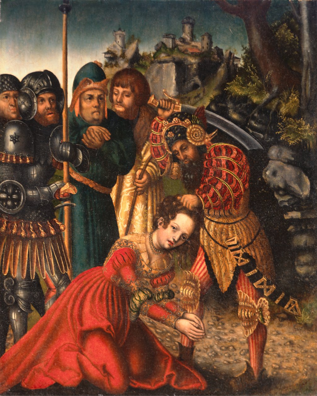 Martírio de Santa Catarina de Lucas school of Cranach