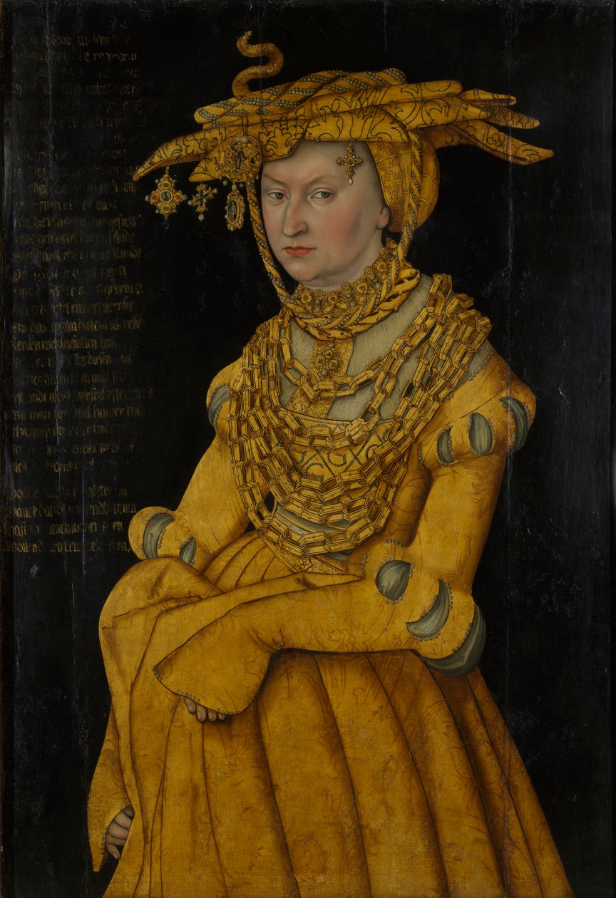 Retrato de Catarina de Mecklenburg, Duquesa Consorte de Saxónia (1487-1561) de Lucas the Elder Cranach