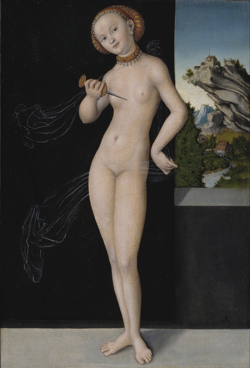 Retrato de Lucretia de Lucas the Elder Cranach
