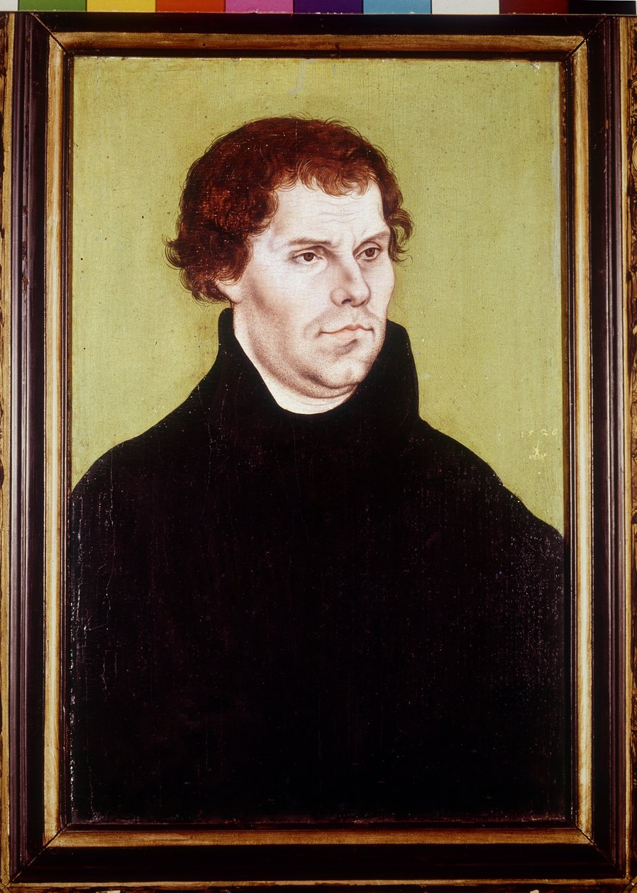 Retrato de Martinho Lutero (1483 - 1546), Pintura de Carnach de Lucas the Elder Cranach