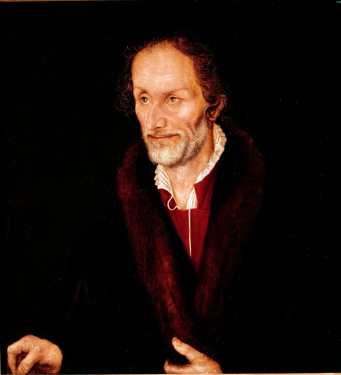 Retrato de Philippe Melanchton (Philipp Schwartzerd) de Lucas the Elder Cranach