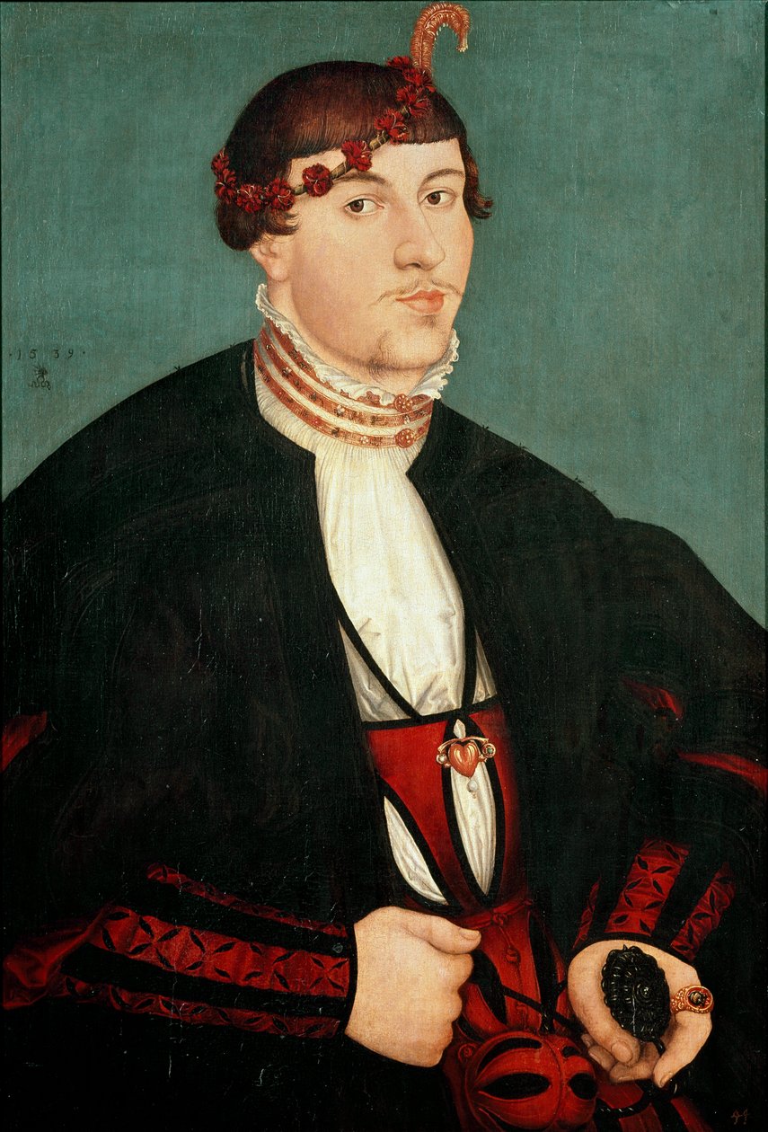 Retrato de um cavalheiro disse o noivo Pintura de Lucas Cranach, o Ancião (1472-1553) 1539 São Paulo, Museu de Arte de Lucas the Elder Cranach