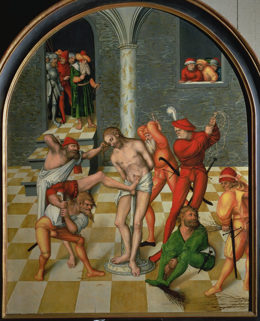 A Flagelação de Cristo de Lucas the Elder Cranach