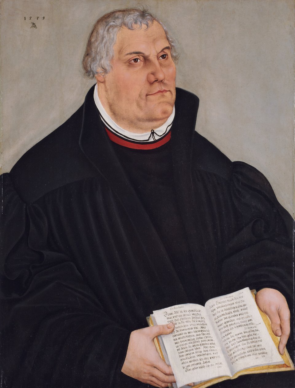 Retrato de Martinho Lutero de Lucas the Younger Cranach
