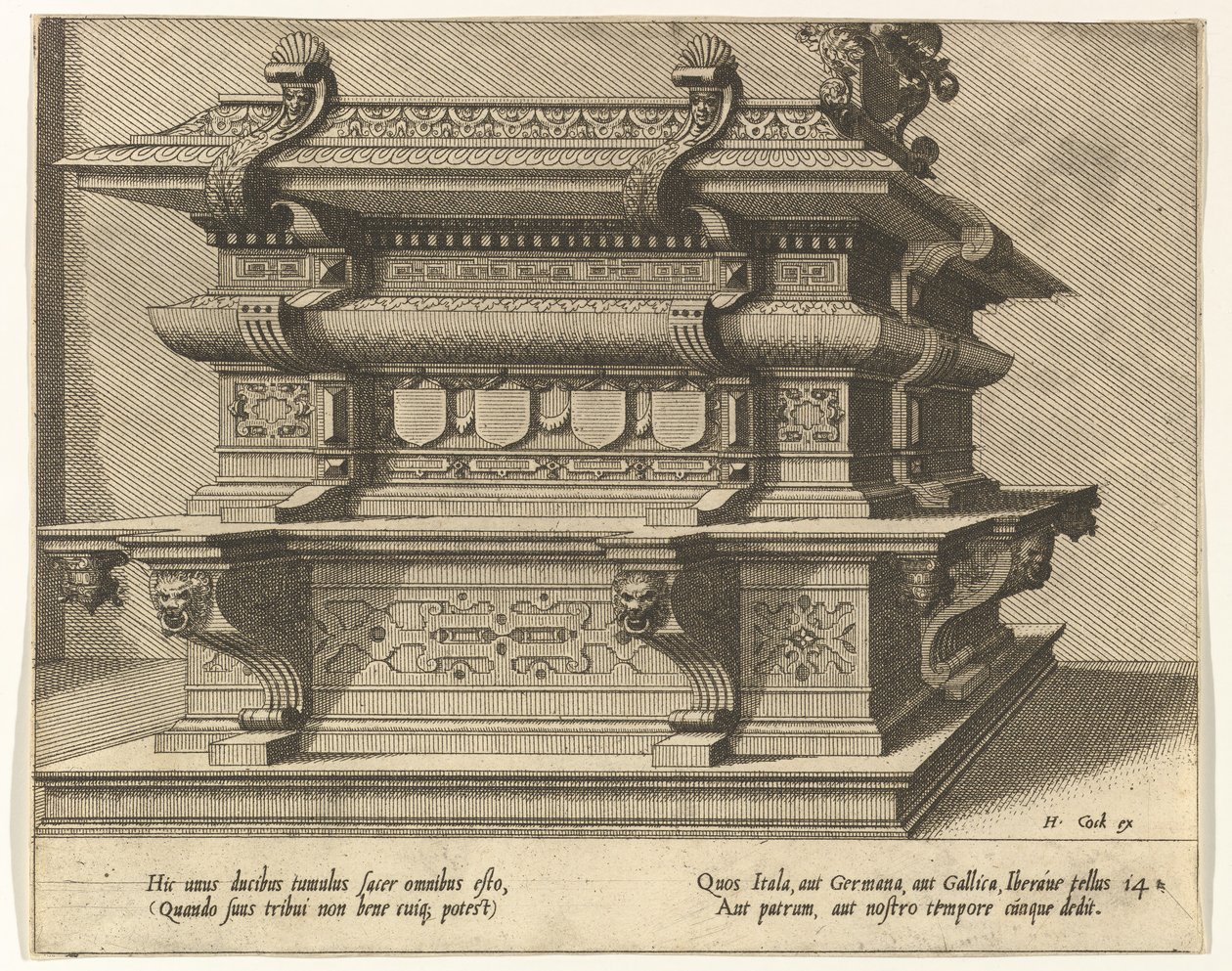 Cnotaphiorum 14, 1563. Criadores: Johannes van Doetecum I, Lucas van Doetecum. de Lucas van Doetecum