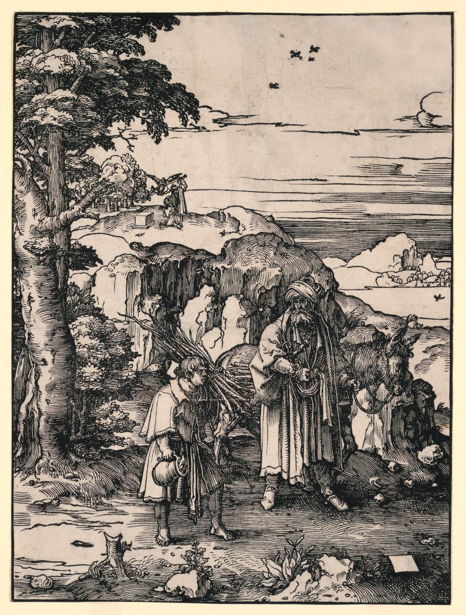 Sacrifício de Abraão de Lucas van Leyden