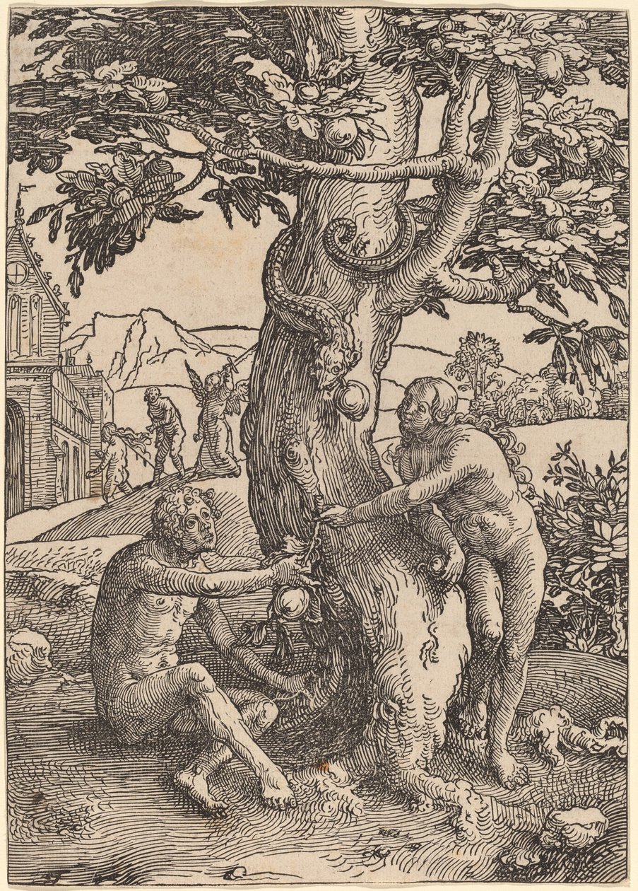 Adão e Eva de Lucas van Leyden