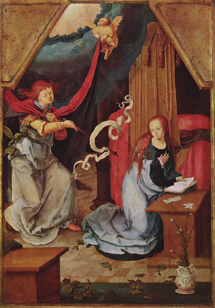 Anunciação de Lucas van Leyden