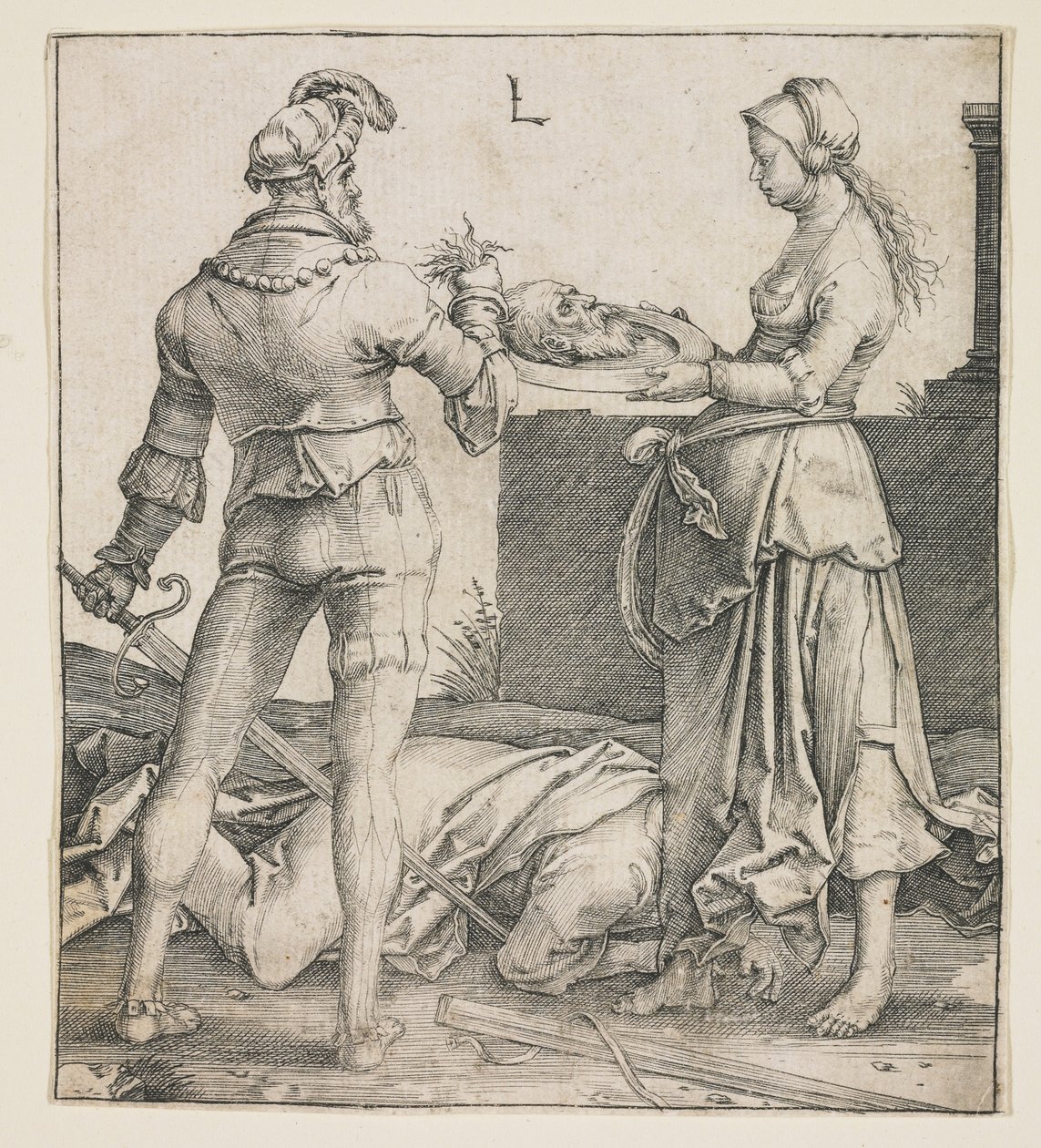 Decapitação de São João Batista, 1513 de Lucas van Leyden