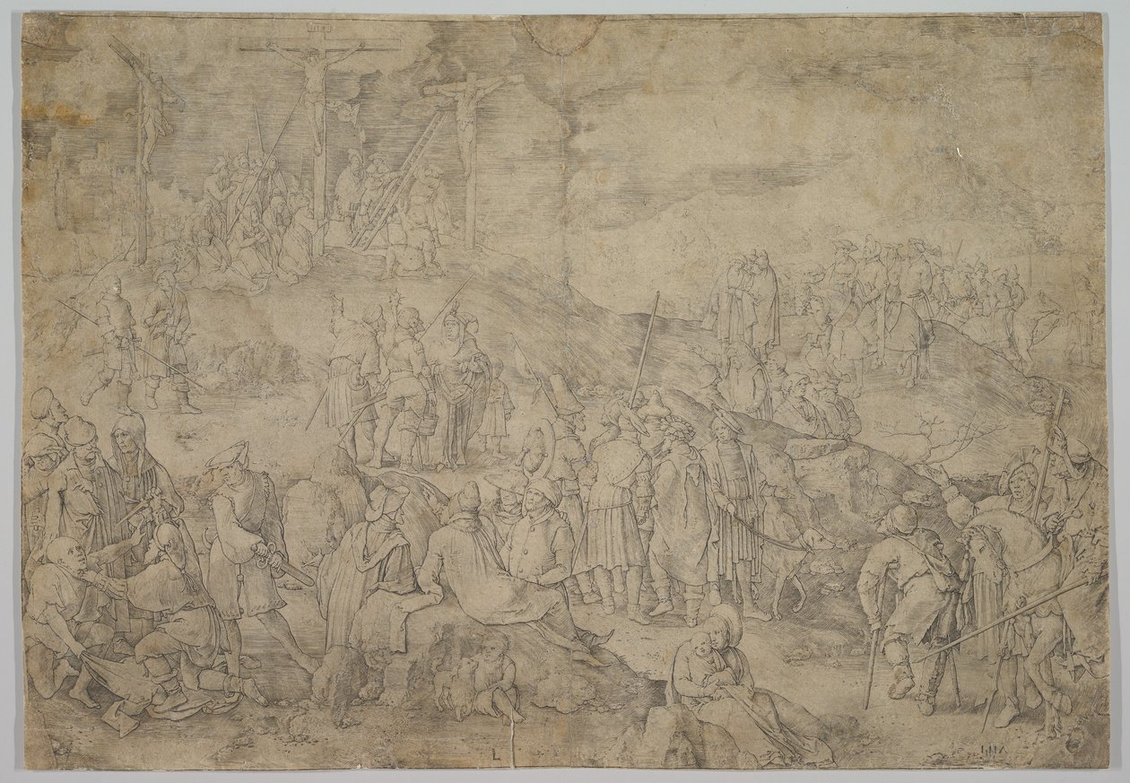 Calvary Golgotha, 1517. de Lucas van Leyden