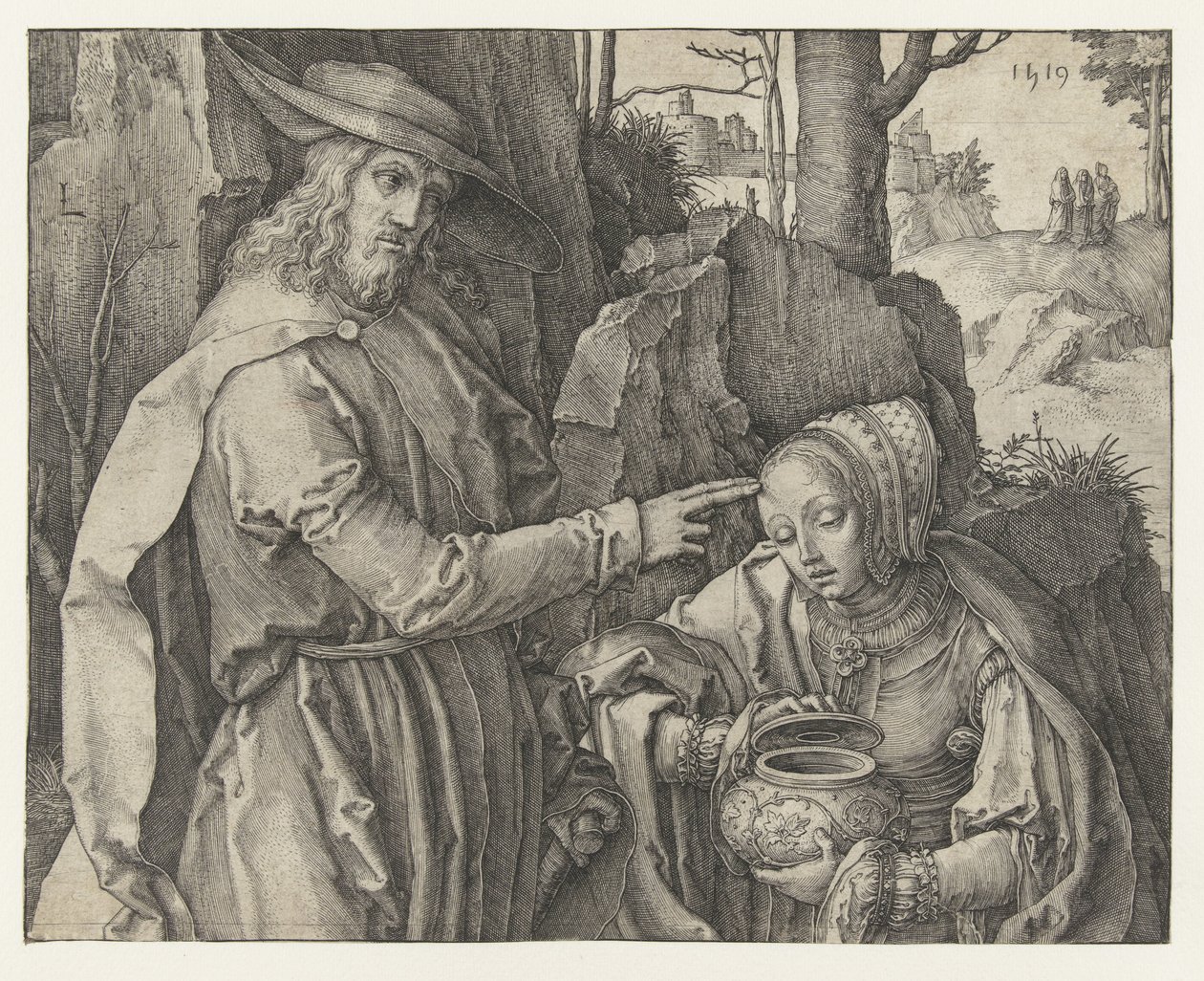 Cristo Aparece a Maria Madalena de Lucas van Leyden