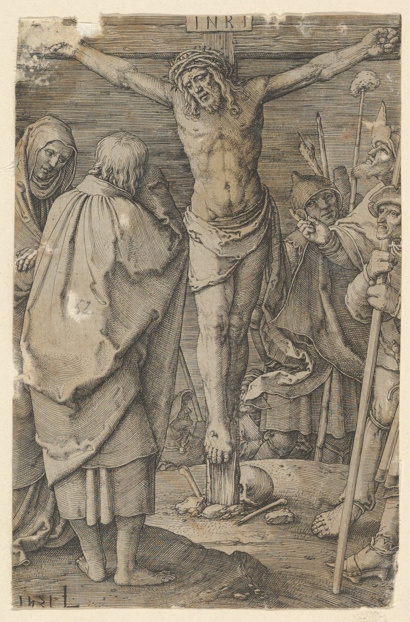 Crucificação, da série «A Paixão» de Lucas van Leyden