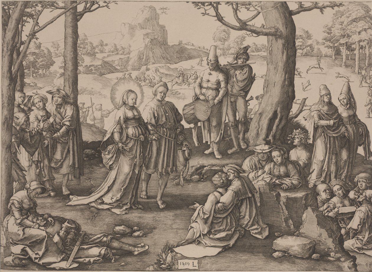 Dança da madalena de Lucas van Leyden