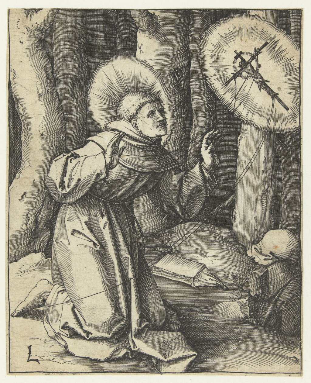 A estigmatização de São Francisco de Lucas van Leyden