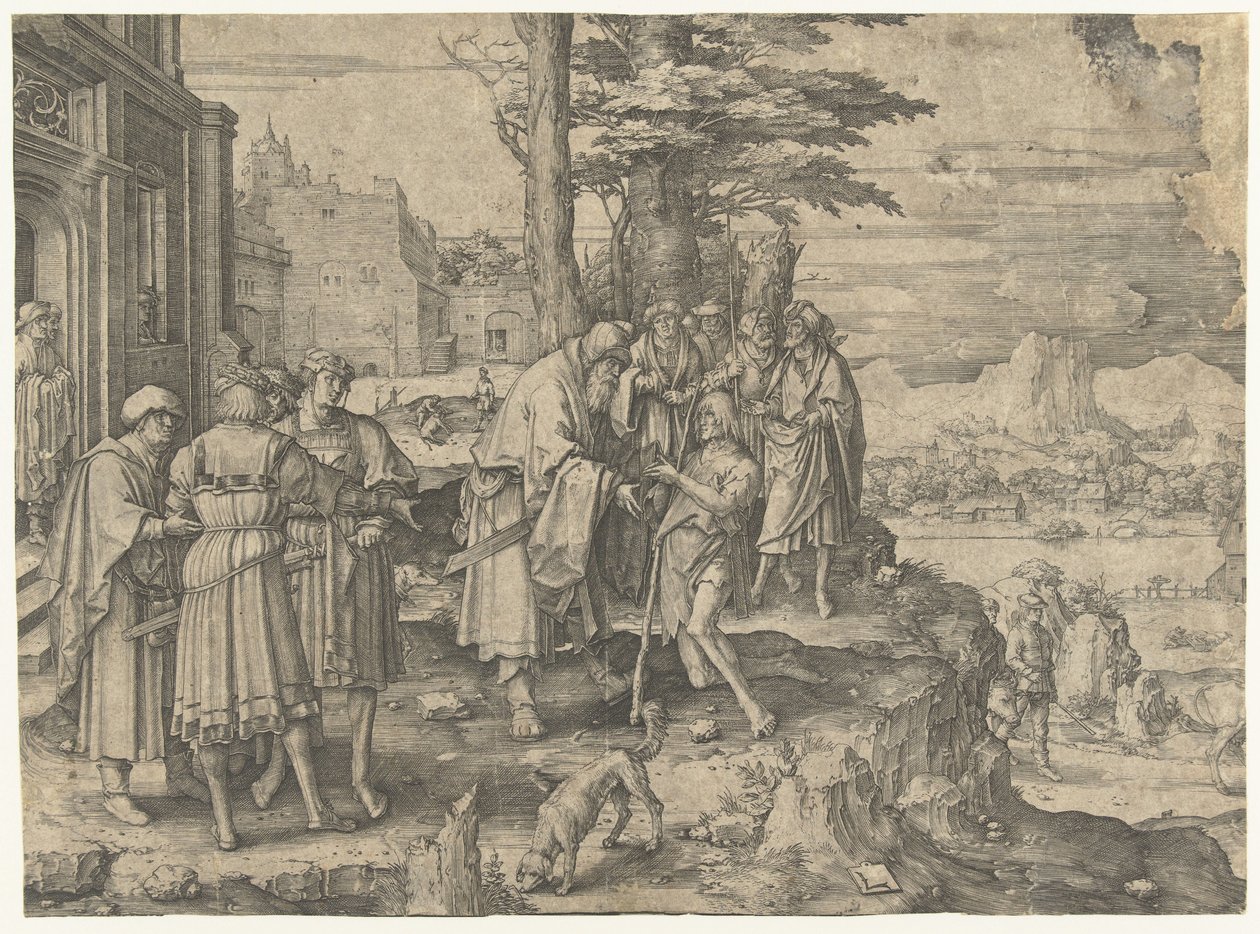 O regresso do filho pródigo de Lucas van Leyden
