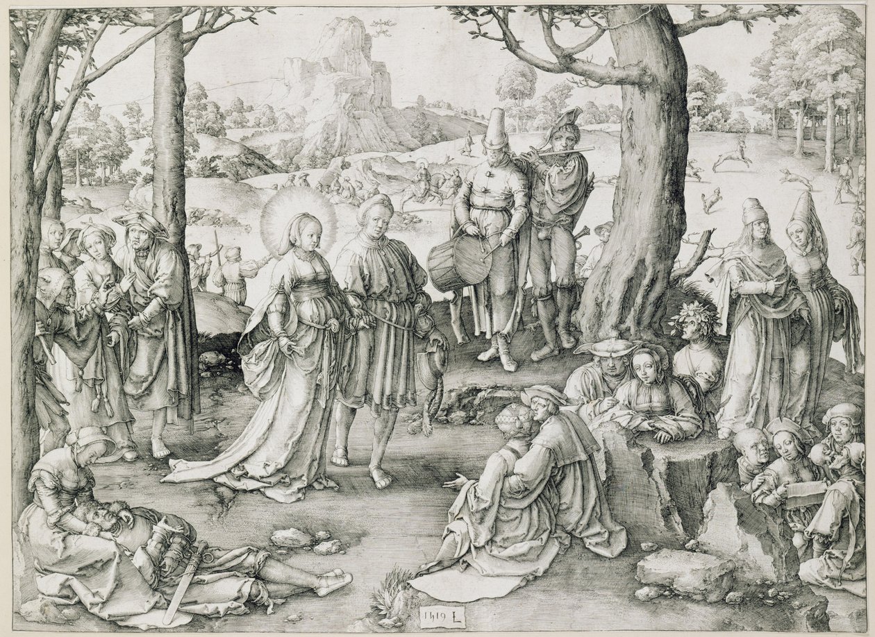 A dança de Maria Madalena de Lucas van Leyden