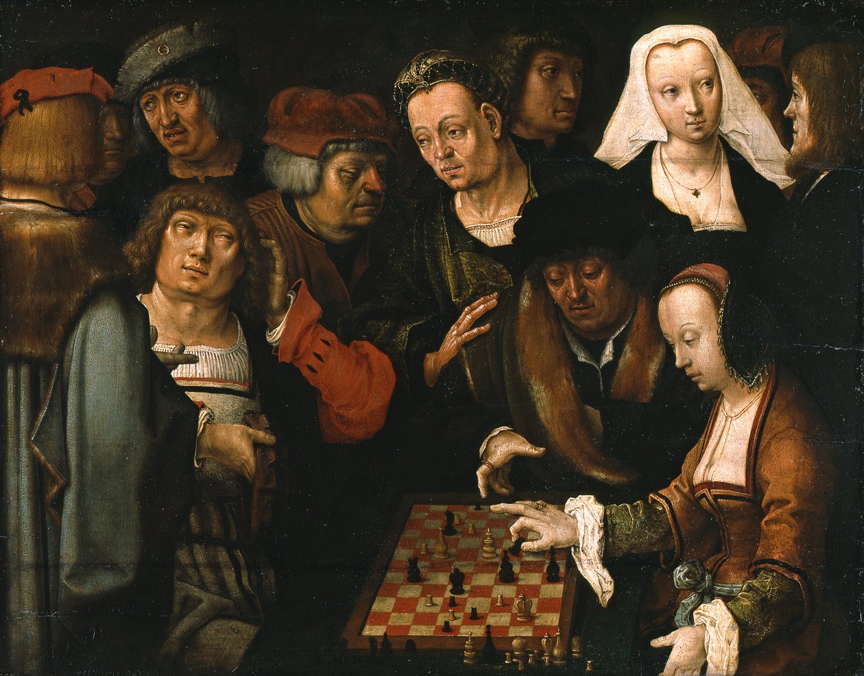 A partida de xadrez de Lucas van Leyden