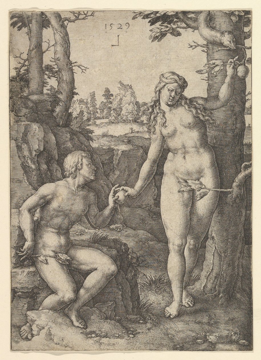 Queda do Homem, 1529. de Lucas van Leyden