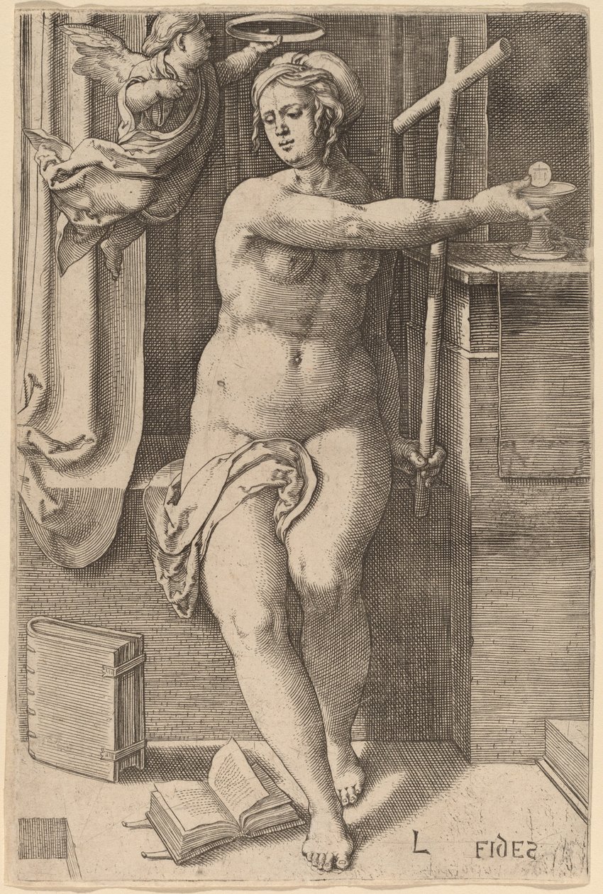 Fides (Fé) de Lucas van Leyden