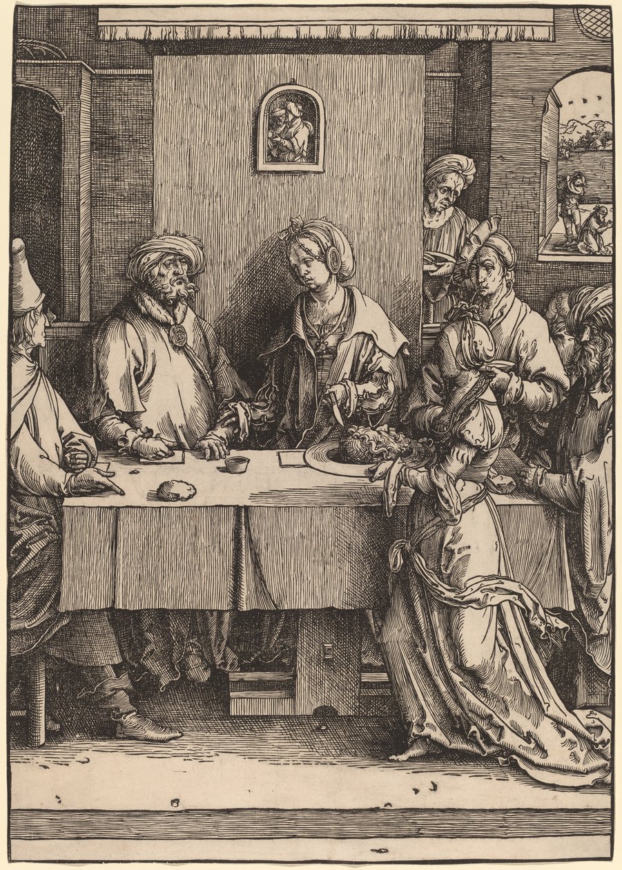 Herodes e Herodias de Lucas van Leyden
