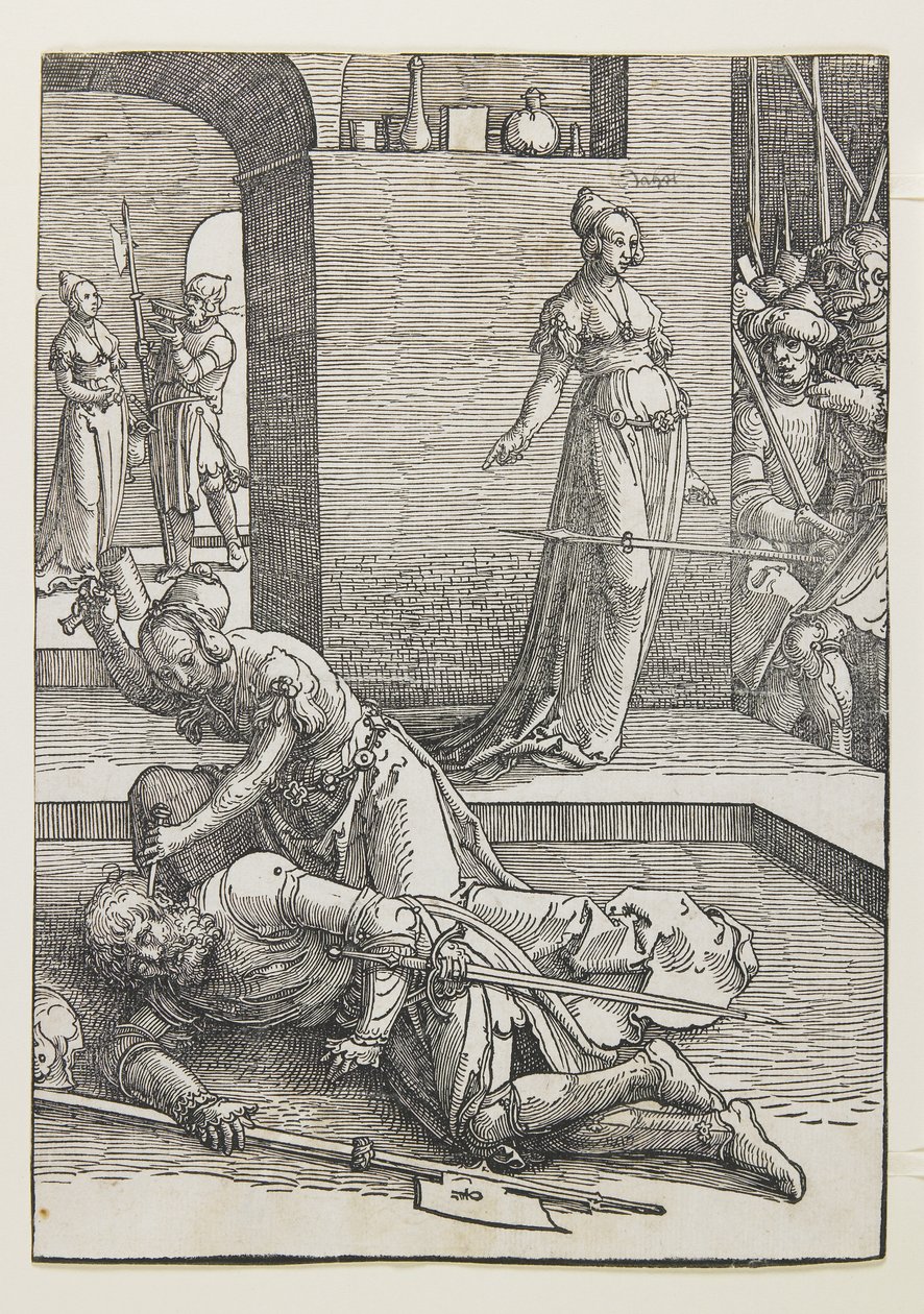 Jael a matar Sísera de Lucas van Leyden
