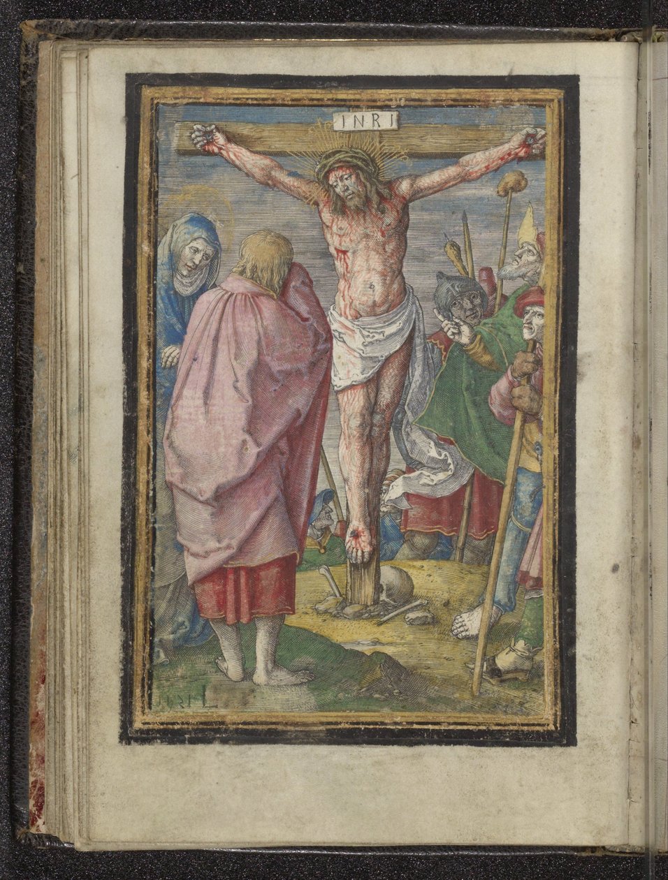 Crucificação de Cristo Paixão de Cristo (título da série) de Lucas van Leyden