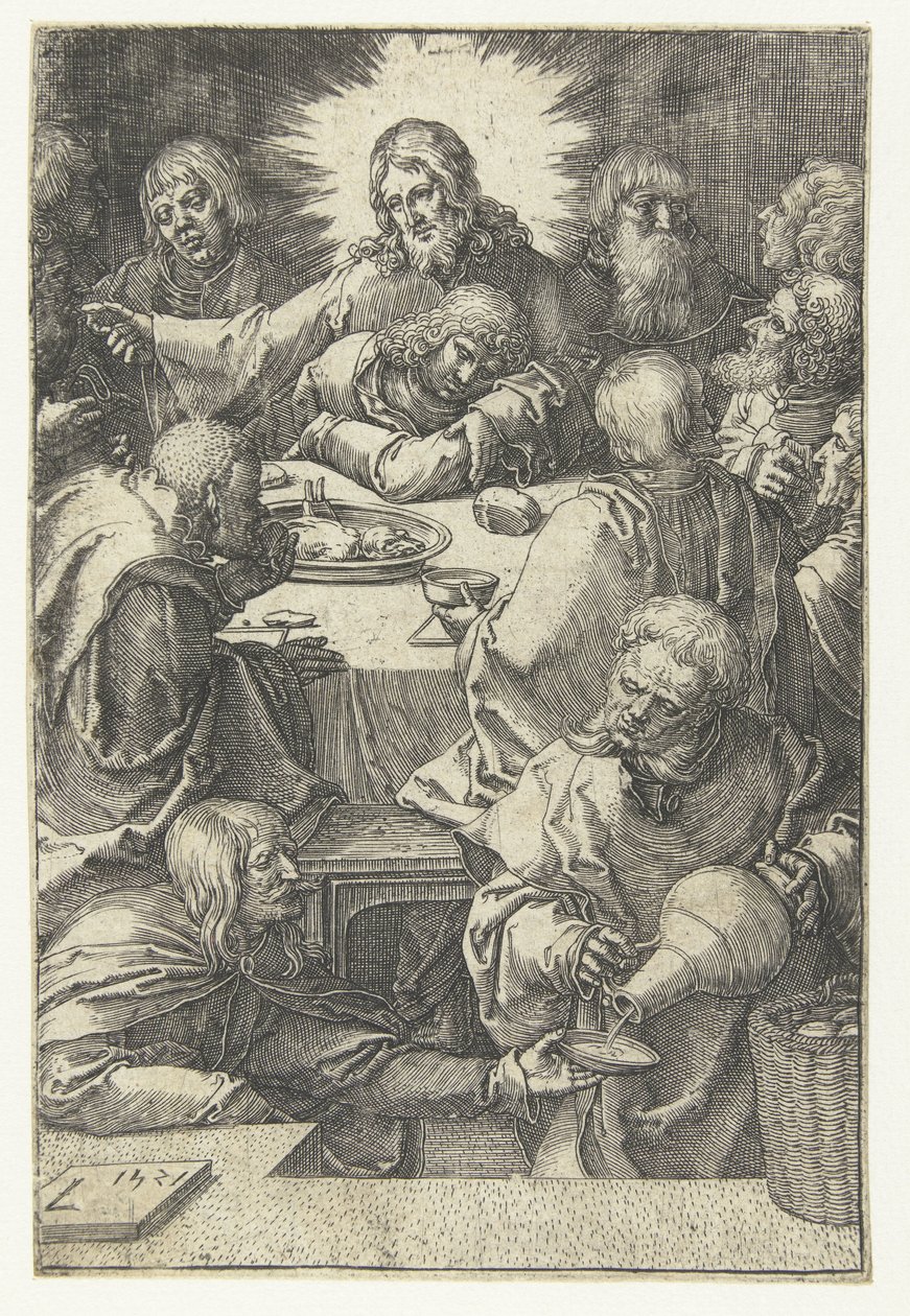 Última Ceia
A Pequena Paixão (título da série) de Lucas van Leyden