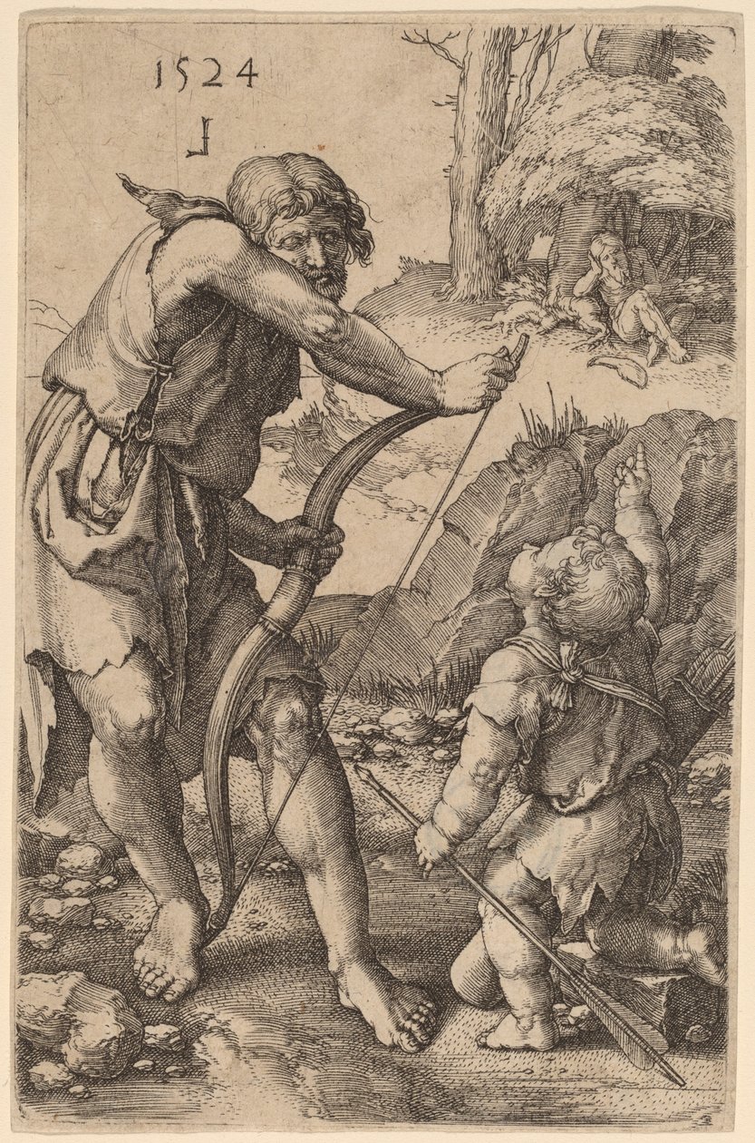 Lameque e Caim de Lucas van Leyden