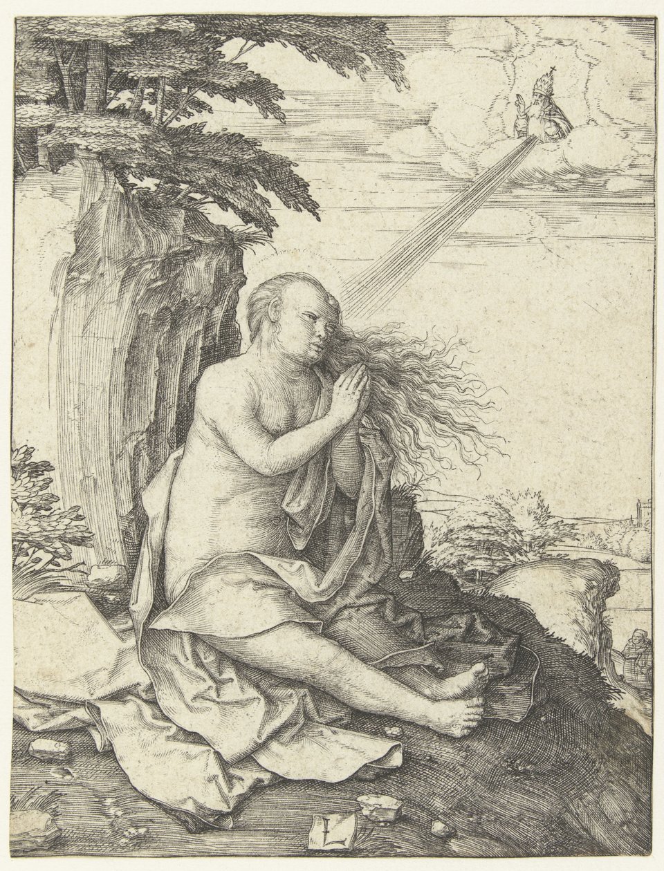Maria Madalena no deserto de Lucas van Leyden
