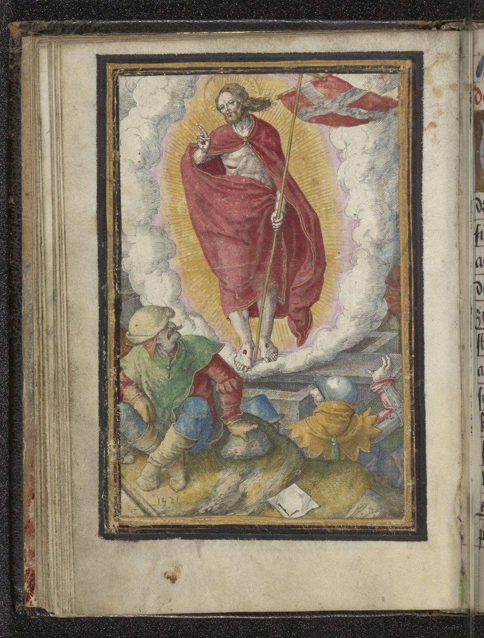 Ressurreição Paixão de Cristo (título da série) de Lucas van Leyden