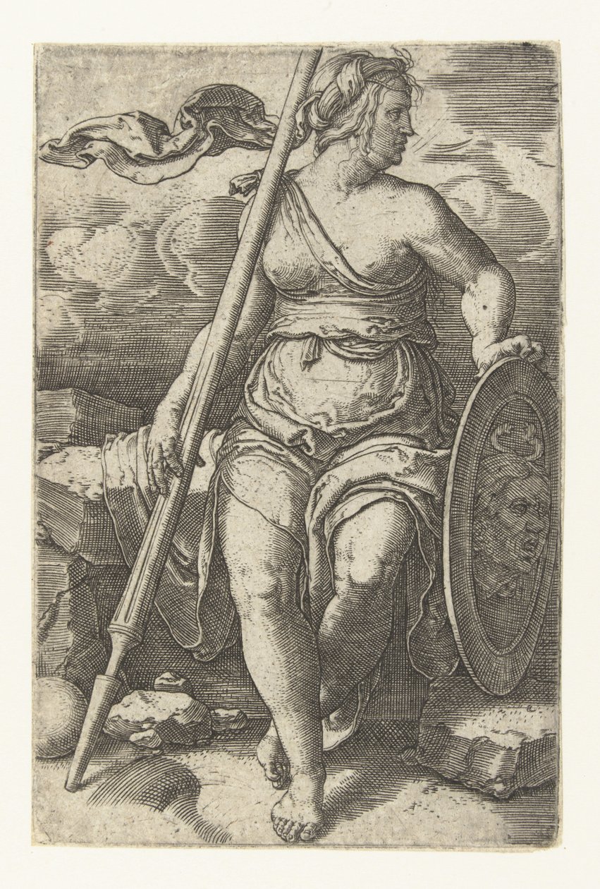 Pallas Athena de Lucas van Leyden