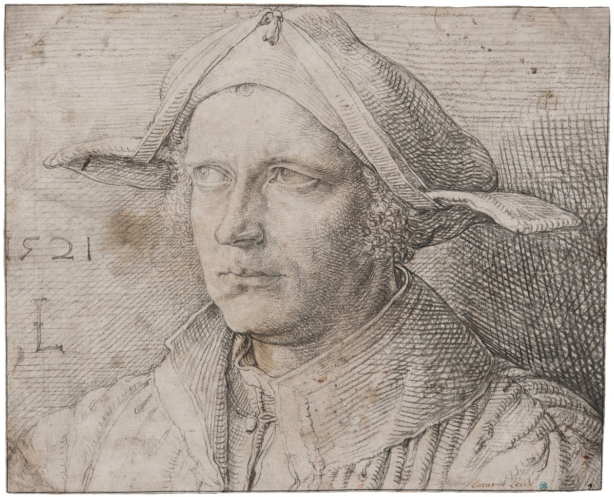 Retrato de um jovem de Lucas van Leyden