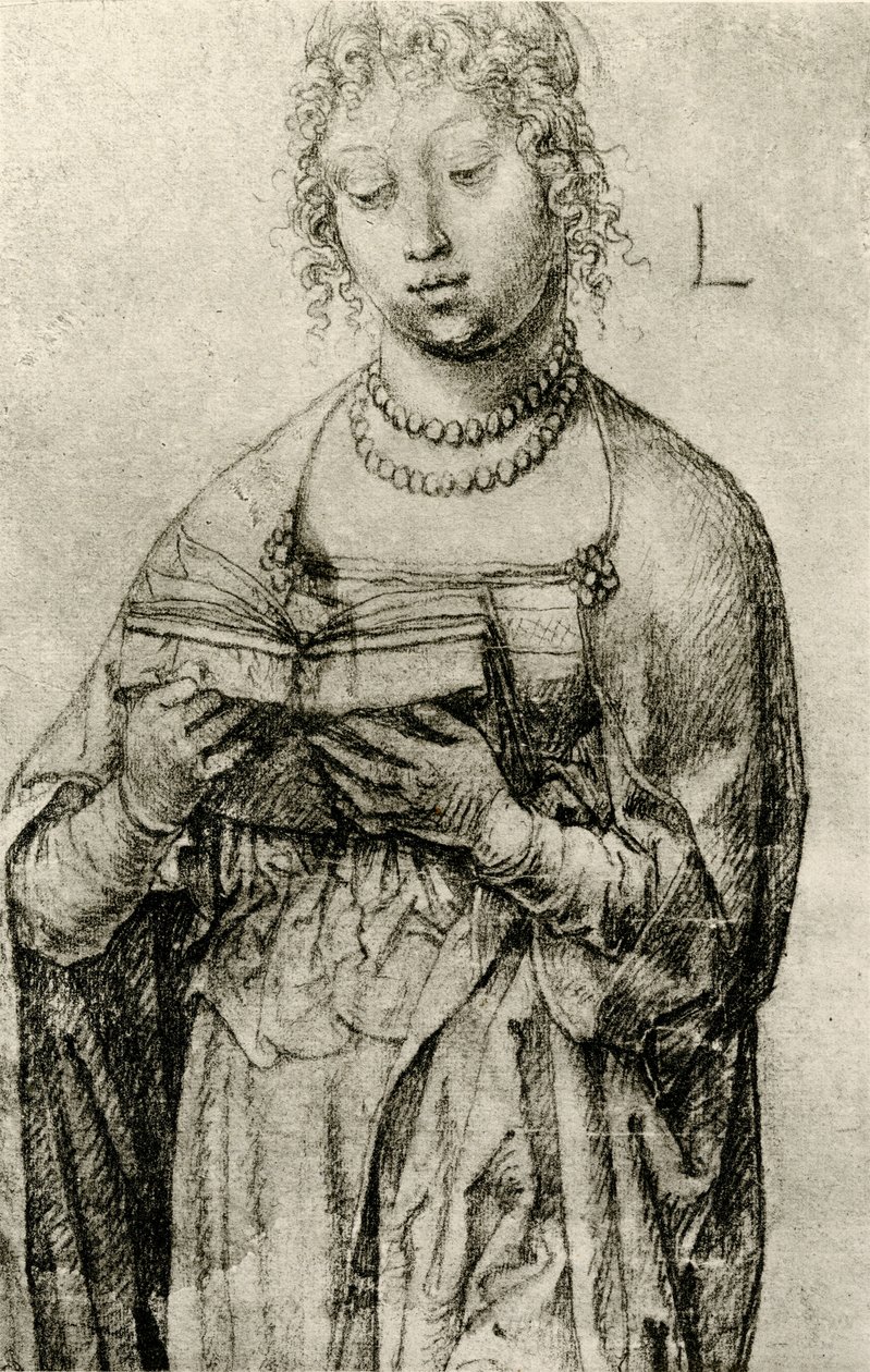 Menina de leitura de Lucas van Leyden