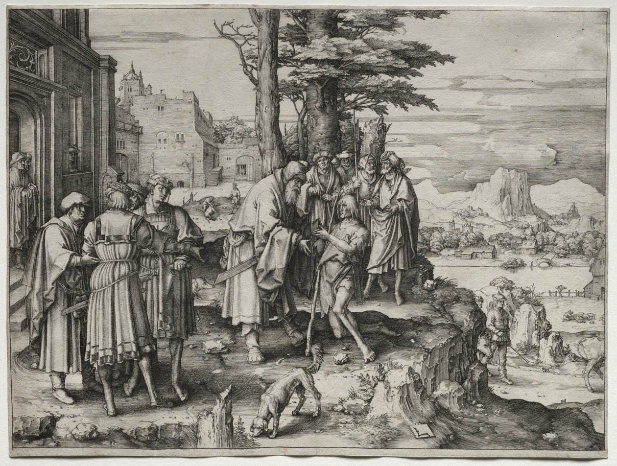 O Retorno do Filho Pródigo de Lucas van Leyden