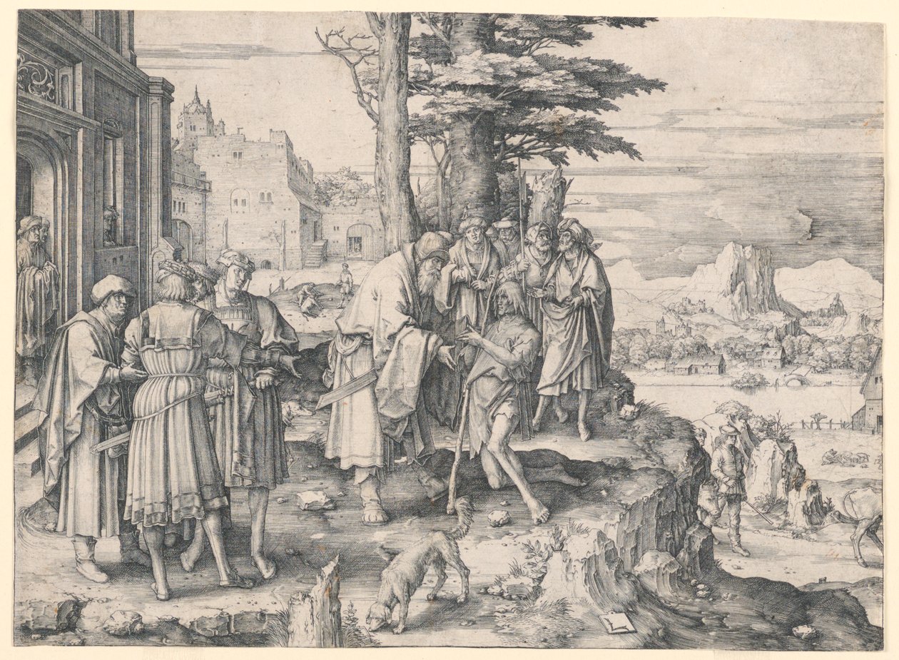O Retorno do Filho Pródigo de Lucas van Leyden