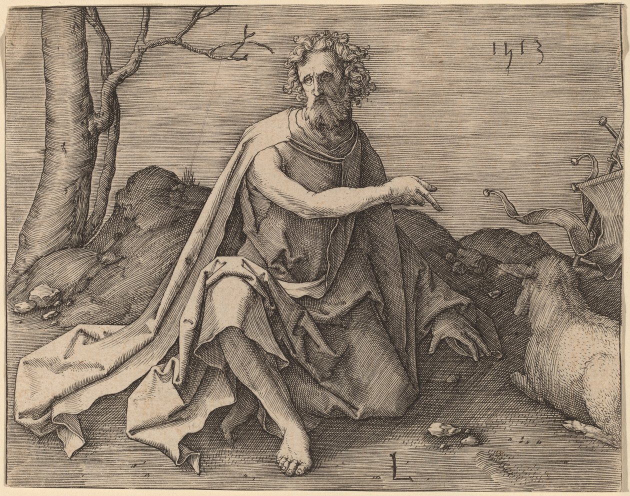 São João Batista no Deserto de Lucas van Leyden