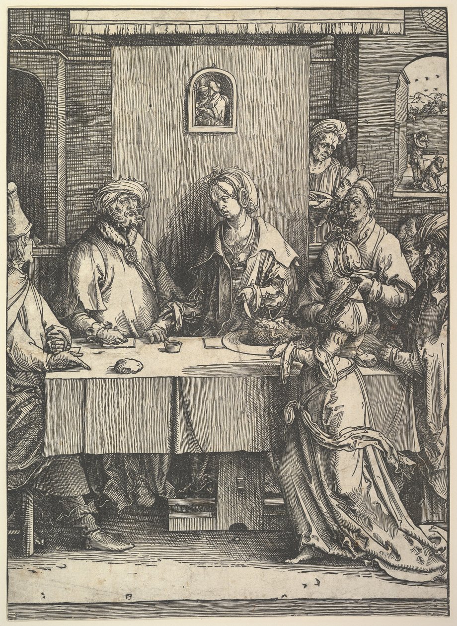 Salomé com a cabeça de João Batista de Lucas van Leyden