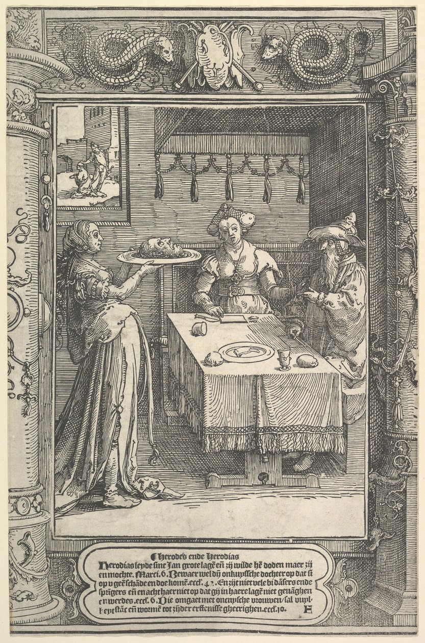 Salomé com a cabeça de João Batista, ca. 1517 de Lucas van Leyden