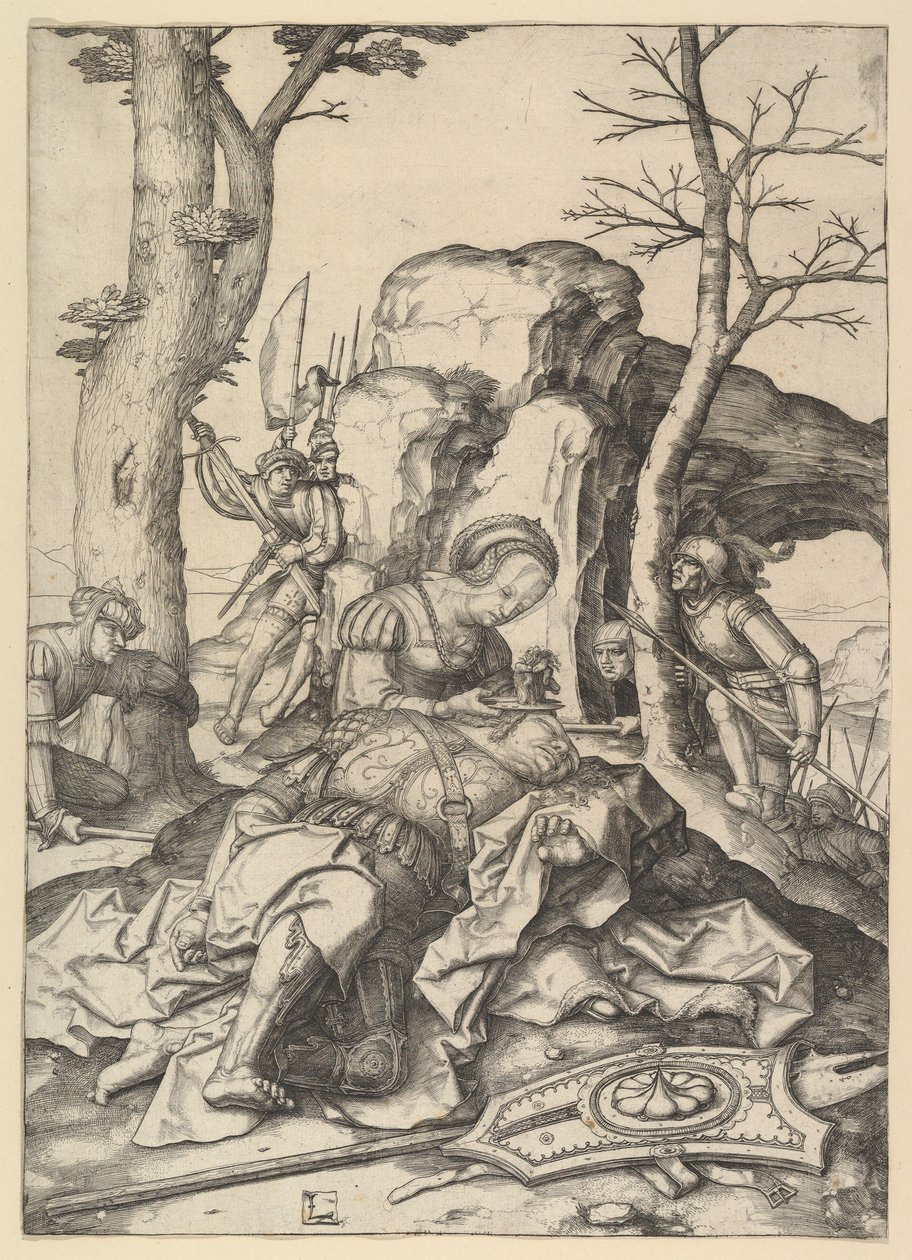 Sansão e Dalila, ca. 1507 de Lucas van Leyden