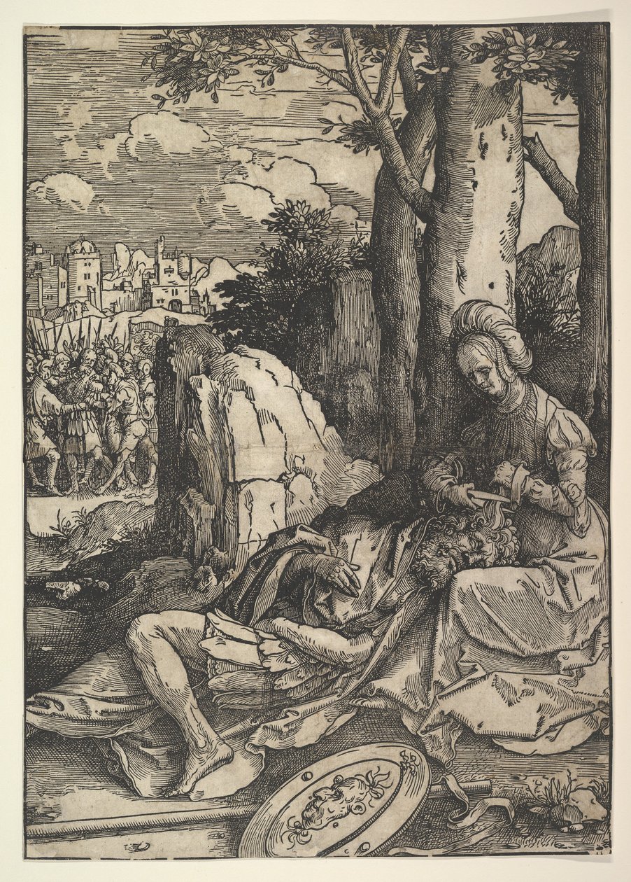 Sansão e Dalila, ca. 1514 de Lucas van Leyden