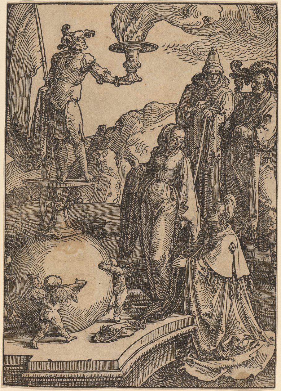 A idolatria de Salomão de Lucas van Leyden