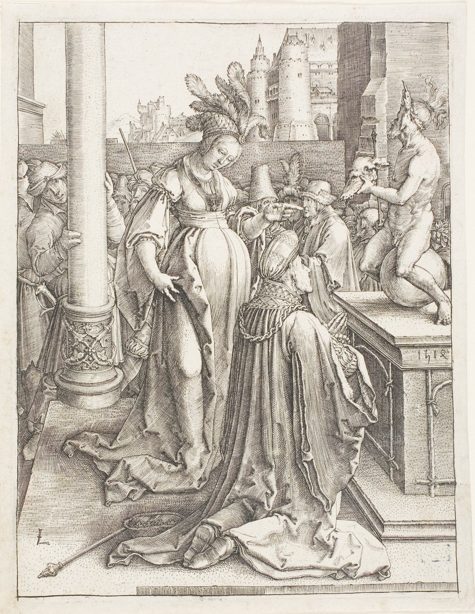 A idolatria de Salomão de Lucas van Leyden