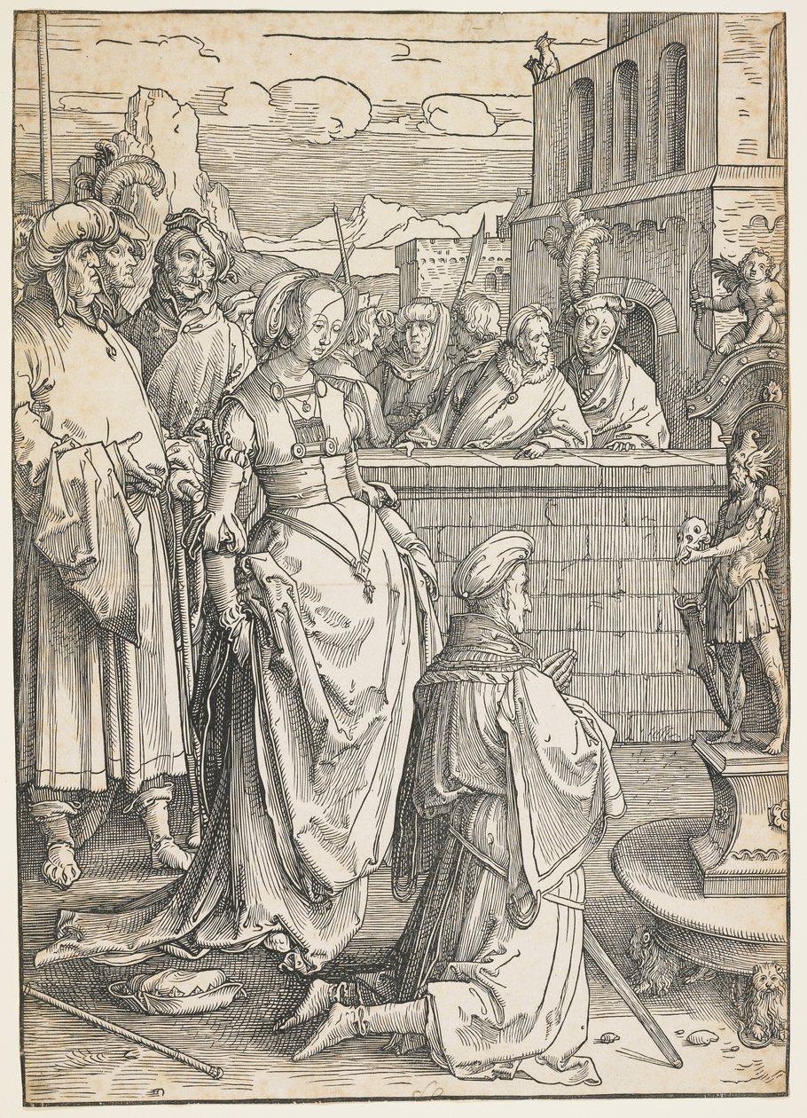 Idolatria de Salomão, c. 1512 de Lucas van Leyden