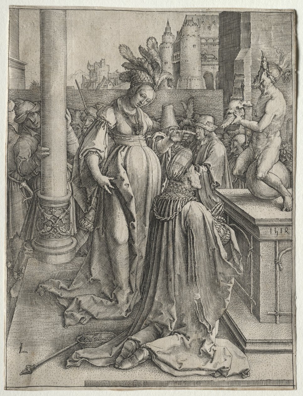 A idolatria de Salomão de Lucas van Leyden