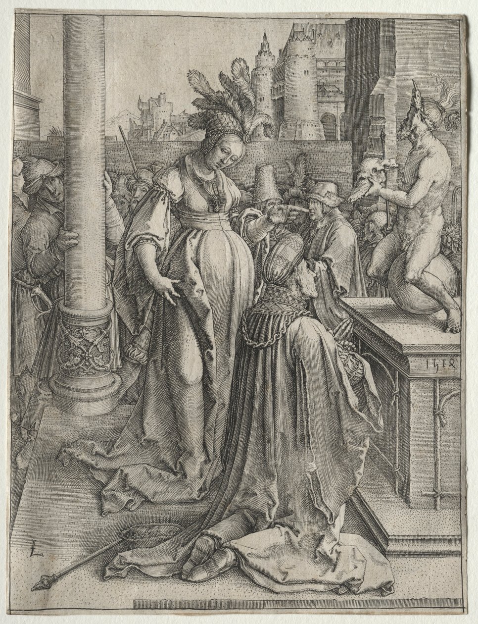 Solomons Idolotry de 1514. de Lucas van Leyden