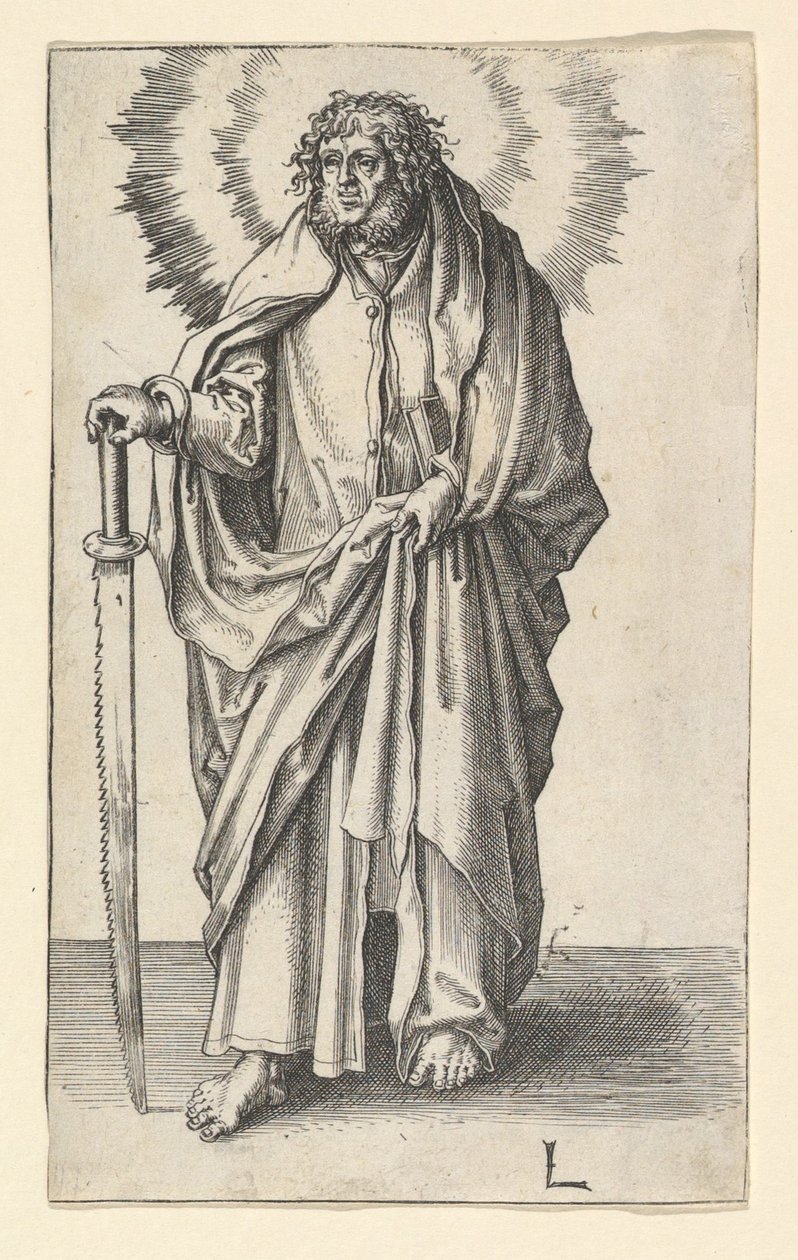 St. Simon, ca. 1510 de Lucas van Leyden
