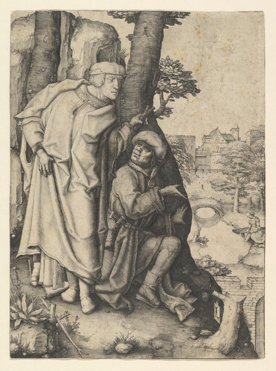 Susanna e os Dois Anciãos, ca. 1508 de Lucas van Leyden