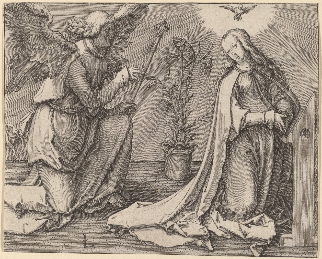 A Anunciação de Lucas van Leyden