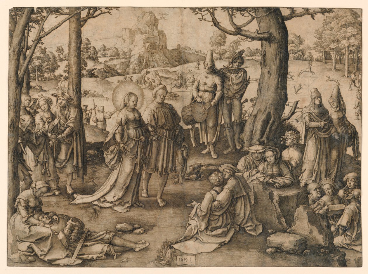 A Dança de Santa Maria Madalena de Lucas van Leyden