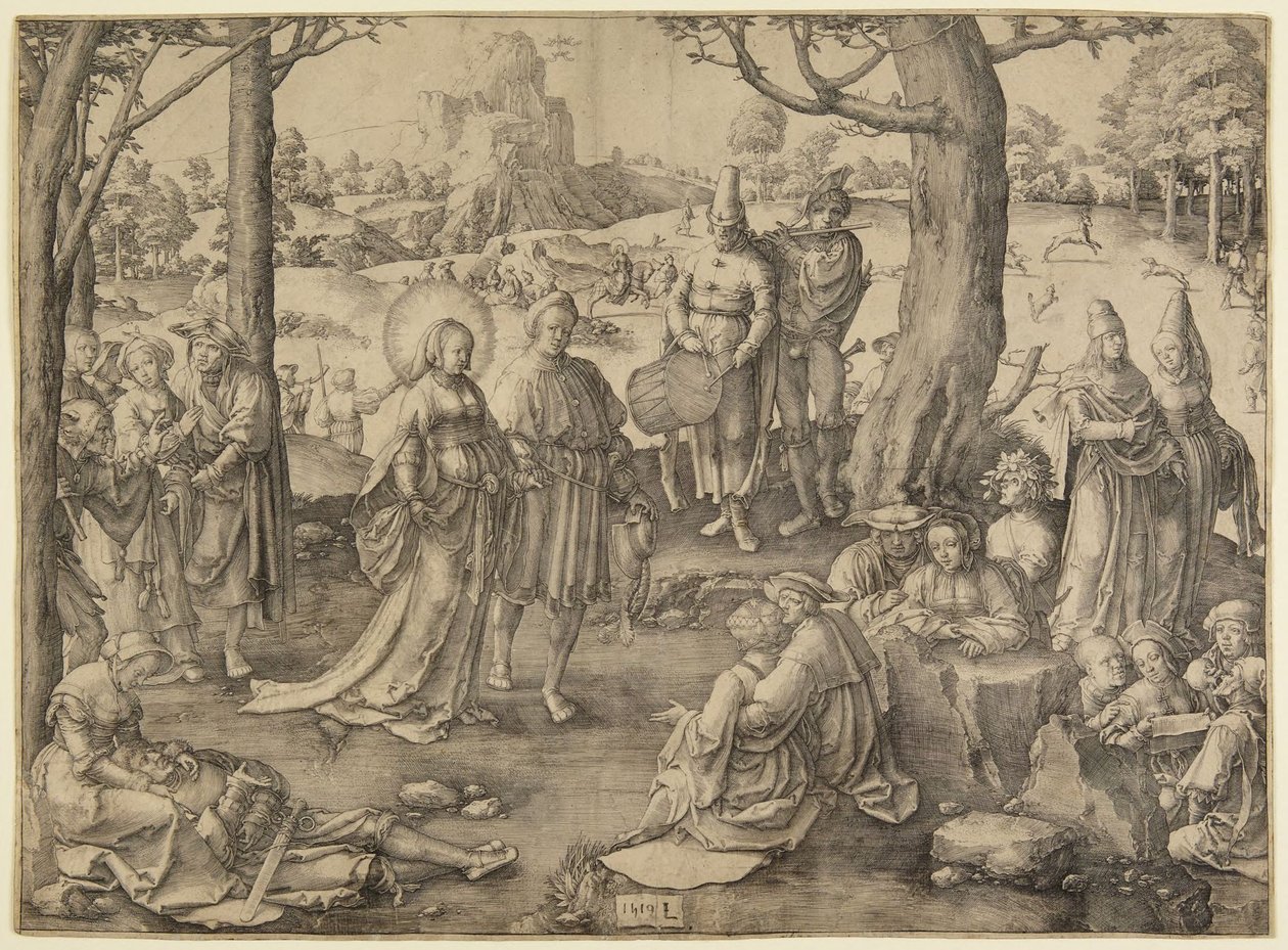 A dança de Madalena de Lucas van Leyden